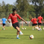 Trening Korony Kielce / Wiktor Taszłow / Radio Kielce