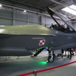 Model samolotu F-35 Lightning II zaprezentowany na 27. Międzynarodowym Salonie Przemysłu Zbrojeniowego / Wiktor Taszłow / Radio Kielce