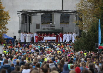 28.09.2019. Święty Krzyż. Świętokrzyski Rajd Pielgrzymkowy / Wiktor Taszłow / Radio Kielce