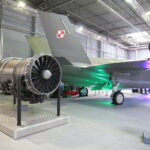 Model samolotu F-35 Lightning II zaprezentowany na 27. Międzynarodowym Salonie Przemysłu Zbrojeniowego / Wiktor Taszłow / Radio Kielce