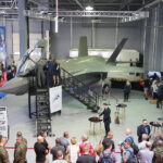 Model samolotu F-35 Lightning II zaprezentowany na 27. Międzynarodowym Salonie Przemysłu Zbrojeniowego / Wiktor Taszłow / Radio Kielce