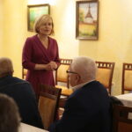 28.09.2019. Opatów. Spotkanie wiceminister Anny Krupki z mieszkańcami. Na zdjęciu: Anna Krupka - wiceminister sportu i turystyki / Wiktor Taszłow / Radio Kielce