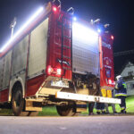 28.09.2019. Płucki. Pożar kotłowni / Wiktor Taszłow / Radio Kielce