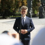 04.09.2019. Kielce. Otwarcie wystawy „… Będzie wielka albo nie będzie jej wcale”. Na zdjęciu: Krzysztof Słoń - senator / Wiktor Taszłow / Radio Kielce