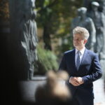 04.09.2019. Kielce. Otwarcie wystawy „… Będzie wielka albo nie będzie jej wcale”. Na zdjęciu: Krzysztof Słoń - senator / Wiktor Taszłow / Radio Kielce