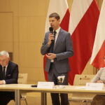 04.09.2019. Kielce. Świętokrzyski Okrągły Stół Edukacyjny. Na zdjęciu (od lewej): Andrzej Bętkowski - marszałek województwa, Dariusz Piontkowski - minister edukacji narodowej i Agata Wojtyszek - wojewoda świętokrzyski / Wiktor Taszłow / Radio Kielce