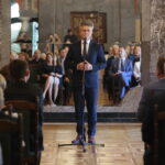 05.09.2019. Kielce. Wojewoda świętokrzyski przyznała nagrody "Czyste Serca". Na zdjęciu: Krzysztof Słoń – senator / Wiktor Taszłow / Radio Kielce