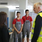 06.09.2019. Starachowice. Jarosław Gowin odwiedził firmę MAN Bus&Truck. / Wiktor Taszłow / Radio Kielce