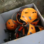 07.09.2019. Kielce. Zjazd tyrolką osób niepełnosprawnych / Wiktor Taszłow / Radio Kielce