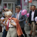 07.09.2019. Kielce. Marsz Życia i Nadziei. Na zdjęciu: Krzysztof Słoń - senator, Marcin Chłodnicki - radny / Wiktor Taszłow / Radio Kielce