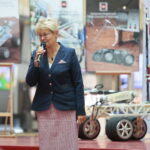 07.09.2019. Kielce. Prezentacja drużyn przed European Rover Challenge 2019. Na zdjęciu: profesor Barbara Goszczyńska, prorektor do spraw ogólnych Politechniki Świętokrzyskiej / Wiktor Taszłow / Radio Kielce