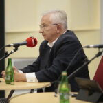 08.09.2019. Kielce. Studio polityczne Radia Kielce. Na zdjęciu: Krzysztof Lipiec - PiS / Wiktor Taszłow / Radio Kielce