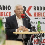 08.09.2019. Kielce. Studio polityczne Radia Kielce. Na zdjęciu: Krzysztof Lipiec - PiS / Wiktor Taszłow / Radio Kielce