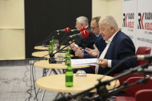 08.09.2019. Kielce. Studio polityczne Radia Kielce / Wiktor Taszłow / Radio Kielce