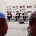 08.09.2019. Kielce. Studio polityczne Radia Kielce. Na zdjęciu (od lewej): Krzysztof Lipiec - PiS, Artur Gierada - KO i Czesław Siekierski - PSL KP / Wiktor Taszłow / Radio Kielce