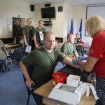 Akcja honorowego oddawania krwi w CPDMZ / Wiktor Taszłow / Radio Kielce