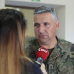 Akcja honorowego oddawania krwi w CPDMZ. Na zdjęciu: st. chor. sztab. Wojciech Lasia / Wiktor Taszłow / Radio Kielce