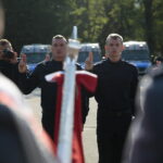 Kielce. 12.09.2019. Wręczenie medali i odznaczeń zasłużonym policjantom oraz ślubowanie nowo przyjętych funkcjonariuszy. / Wiktor Taszłow / Radio Kielce