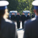 Kielce. 12.09.2019. Wręczenie medali i odznaczeń zasłużonym policjantom oraz ślubowanie nowo przyjętych funkcjonariuszy. / Wiktor Taszłow / Radio Kielce