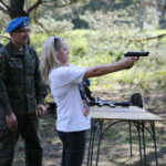 Kielce. 12.09.2019. Szkolenie TVP na strzelnicy / Wiktor Taszłow / Radio Kielce