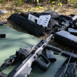 Kielce. 12.09.2019. Szkolenie TVP na strzelnicy / Wiktor Taszłow / Radio Kielce