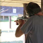 Kielce. 12.09.2019. Szkolenie TVP na strzelnicy / Wiktor Taszłow / Radio Kielce