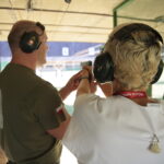 Kielce. 12.09.2019. Szkolenie TVP na strzelnicy / Wiktor Taszłow / Radio Kielce