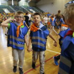 Kielce. 13.09.2019. Wielkie spotkanie pierwszaków w Hali Legionów / Wiktor Taszłow / Radio Kielce