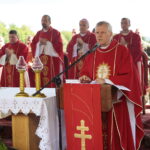 14.09.2019. Święty Krzyż. Główne uroczystości odpustowe. Przemawia Superior Klasztoru na Św. Krzyżu o. Marian Puchała / Wiktor Taszłow / Radio Kielce