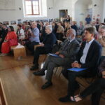 Chmielnik. 14.09.2019. Wernisaż wystawy Bartłomieja Michałowskiego "Sztetł. Zaginione w czasie" / Wiktor Taszłow / Radio Kielce