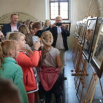 Chmielnik. 14.09.2019. Wernisaż wystawy Bartłomieja Michałowskiego "Sztetł. Zaginione w czasie" / Wiktor Taszłow / Radio Kielce