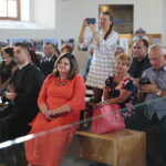 Chmielnik. 14.09.2019. Wernisaż wystawy Bartłomieja Michałowskiego "Sztetł. Zaginione w czasie" / Wiktor Taszłow / Radio Kielce