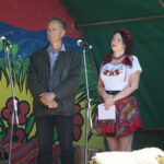 15.09.2019. Chmielnik. Jarmark koński i festiwal pierogowy. Na zdjęciu z lewej: Paweł Wysocki - prezes koła hodowców koni w Kielcach / Wiktor Taszłow / Radio Kielce