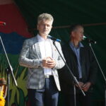 15.09.2019. Chmielnik. Jarmark koński i festiwal pierogowy. Na zdjęciu od lewej: Krzysztof Słoń - senator, Paweł Wysocki - prezes koła hodowców koni w Kielcach / Wiktor Taszłow / Radio Kielce