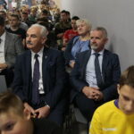 Kielce. 16.09.2019. Inauguracja projektu Droga do Wolności. Na zdjęciu: Maciej Długosz - dyrektorem Departamentu Edukacji, Sportu i Turystyki, Kazimierz Mądzik - kurator oświaty / Wiktor Taszłow / Radio Kielce