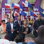 Kielce. 17.09.2019. Konferencja Lewicy. Przemawia Paulina Piechna-Więckiewicz / Wiktor Taszłow / Radio Kielce