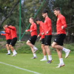 Kielce. 17.09.2019. Trening Korony Kielce / Wiktor Taszłow / Radio Kielce