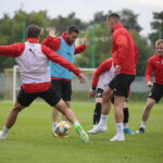 Kielce. 17.09.2019. Trening Korony Kielce / Wiktor Taszłow / Radio Kielce