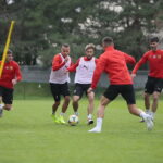 Kielce. 17.09.2019. Trening Korony Kielce / Wiktor Taszłow / Radio Kielce