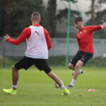 Kielce. 17.09.2019. Trening Korony Kielce / Wiktor Taszłow / Radio Kielce