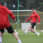 Kielce. 17.09.2019. Trening Korony Kielce / Wiktor Taszłow / Radio Kielce