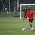 Kielce. 17.09.2019. Trening Korony Kielce / Wiktor Taszłow / Radio Kielce
