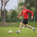 Kielce. 17.09.2019. Trening Korony Kielce / Wiktor Taszłow / Radio Kielce