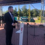 22.09.2019 Staszów. Staszowskie Spotkania z Kulturą Łowiecką. Na zdjęciu wicestarosta staszowski Leszek Guzal / Grażyna Szlęzak-Wójcik / Radio Kielce