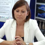 Biała niedziela. Konferencja w starostwie powiatowym w Starachowicach ws. szpitala. Katarzyna Arent - dyrektor szpitala w Starachowicach / Emilia Sitarska / Radio Kielce