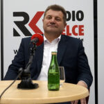 Studio Polityczne Radia Kielce. Na zdjęciu: Artur Konarski, kandydat Prawa i Sprawiedliwości w jesiennych wyborach / Robert Felczak / Radio Kielce