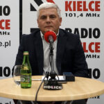 Studio Polityczne Radia Kielce. Na zdjęciu: Andrzej Swajda z PSL / Robert Felczak / Radio Kielce