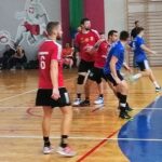 4. Turniej Piłki Ręcznej im. Jerzego Gacha. Mecz Wisła Sandomierz - Handbalowe Busko / Robert Pytka / Radio Kielce