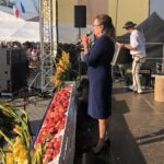 08.09.2019. Obrazów. Europejskie Święto Jabłka. Agata Wojtyszek - wojewoda świętokrzyski / Grażyna-Szlęzak-Wójcik / Radio Kielce
