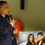 06.09.2019. Ujazd. Spotkanie wojewody Agaty Wojtyszek z mieszkańcami gminy Iwaniska. Na zdjęciu: Marek Staniek - wójt Iwanisk / Emilia Sitarska / Radio Kielce